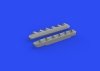 Eduard 672280 P-51B/C exhausts stacks w/fairing PRINT ARMA HOBBY 1/72